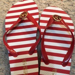 Michael Kors Flip Flops Size 9